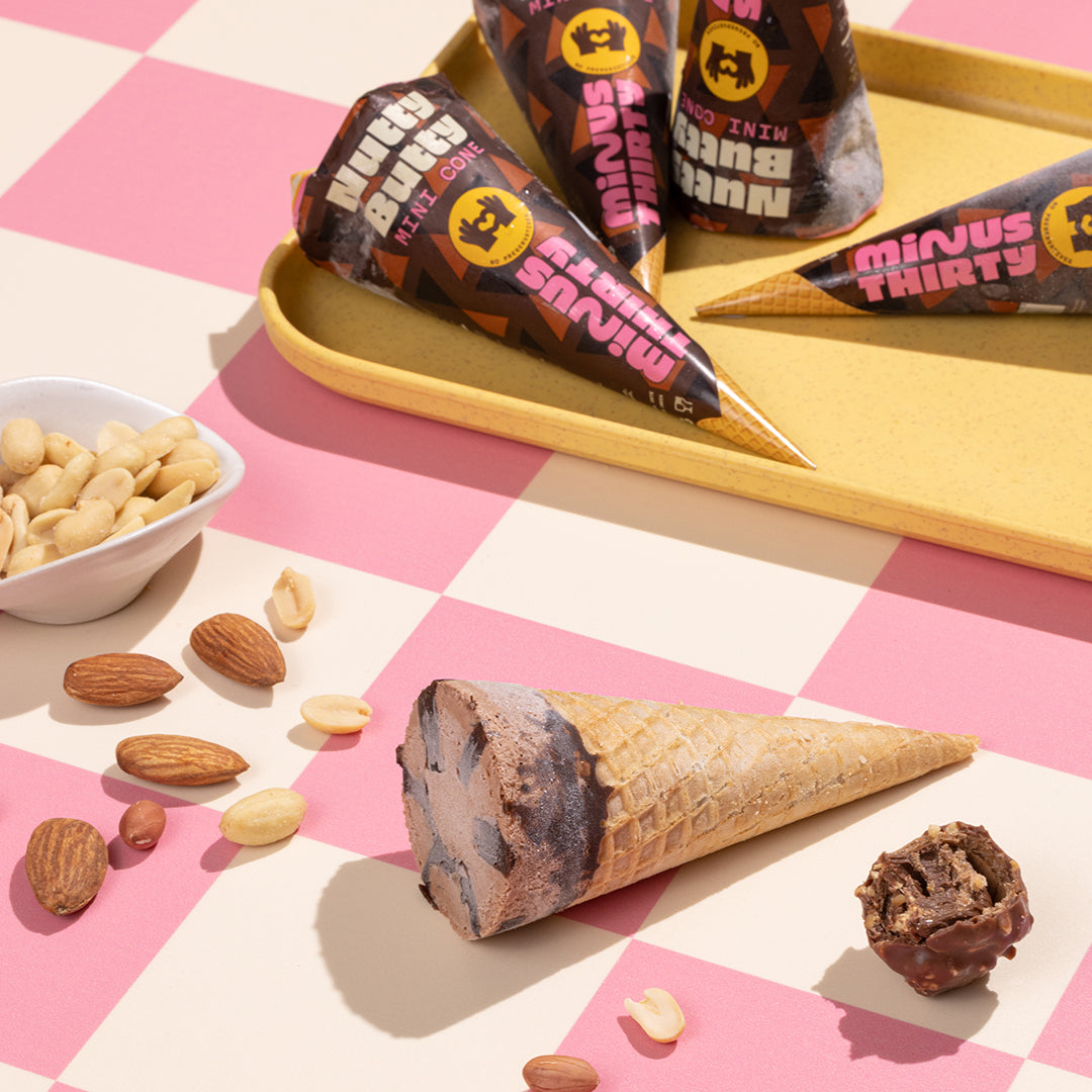 Nutty Butty Mini Cone (Pack of 4)