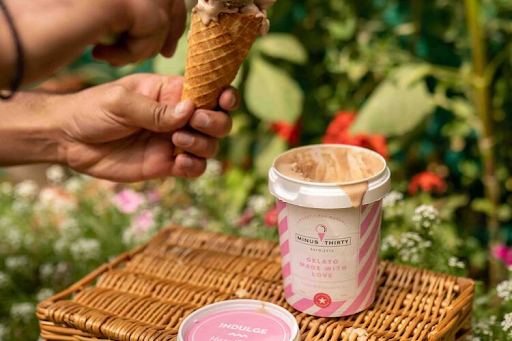 A Creative Anecdote with Minus 30's Ice Cream on Holi