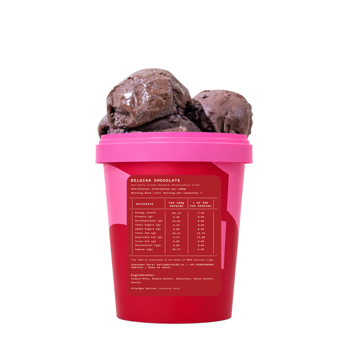 Belgian Chocolate (Vegan & Sugar Free)