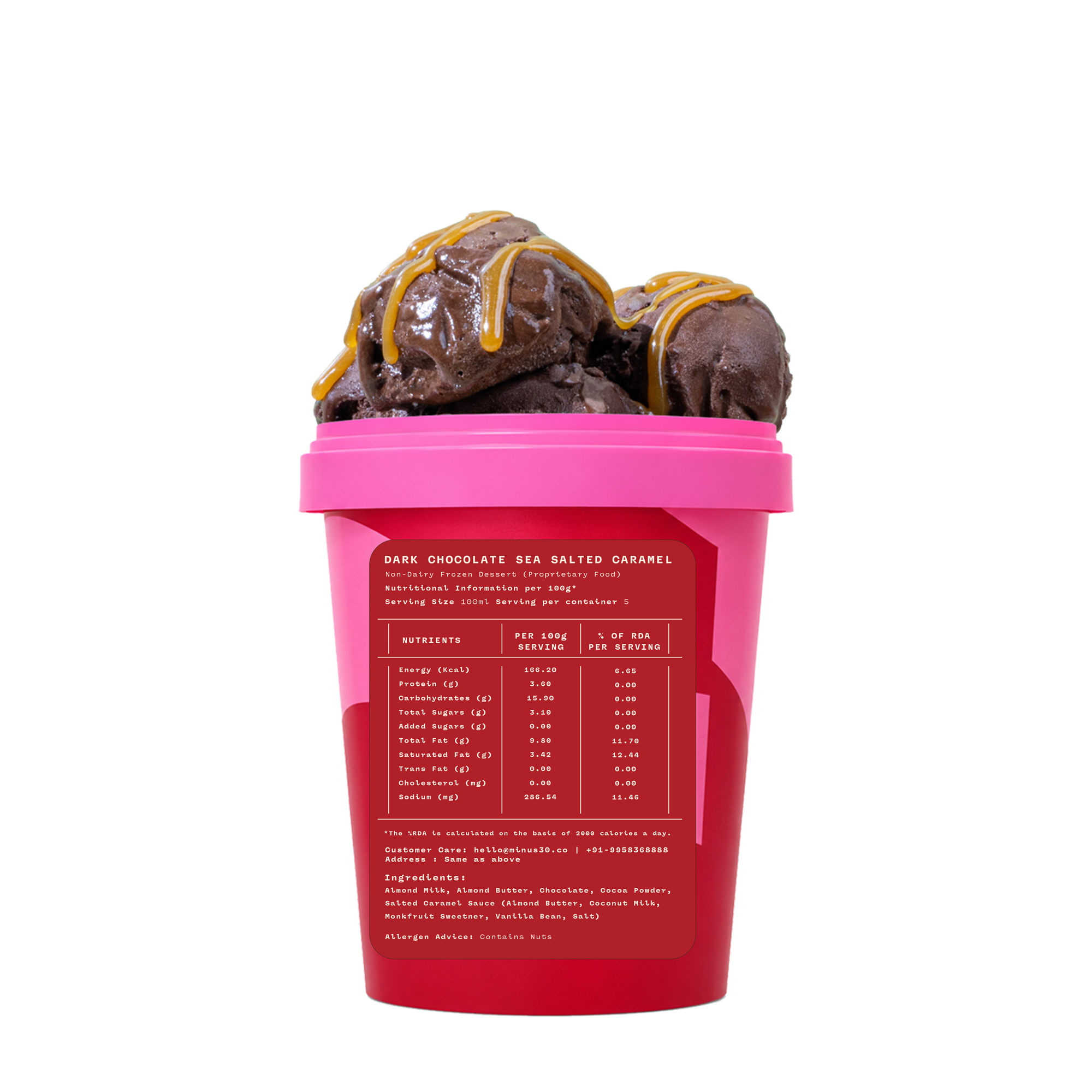 Dark Chocolate Sea Salted Caramel (Vegan & Sugar Free)