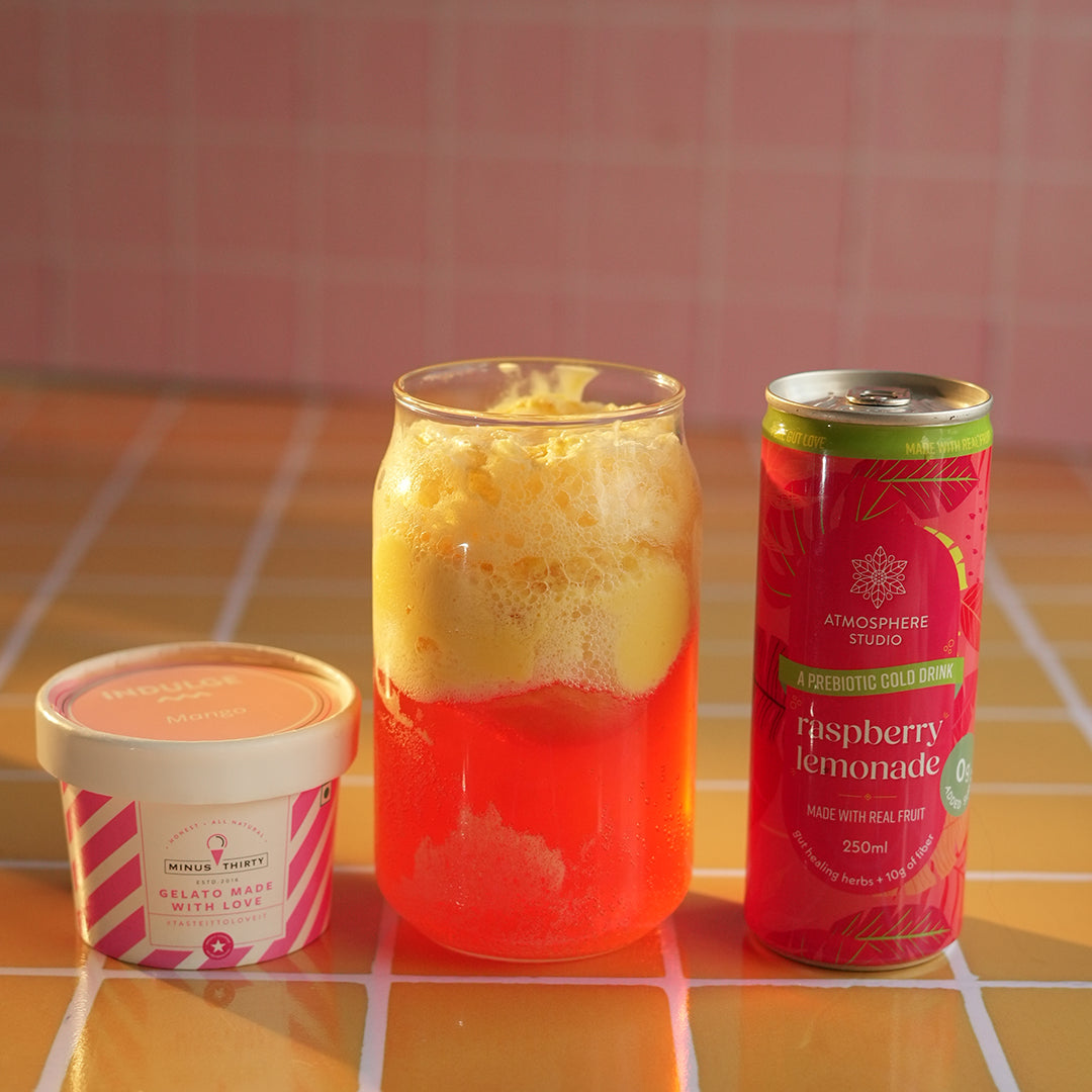Raspberry Lemonade with Mango (Vegan Sugar Free)